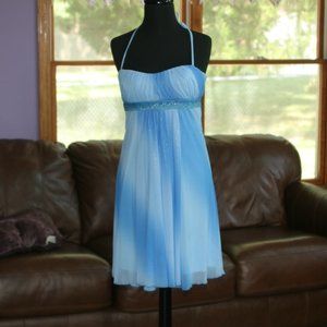 Light Blue Baby Doll Style Dress